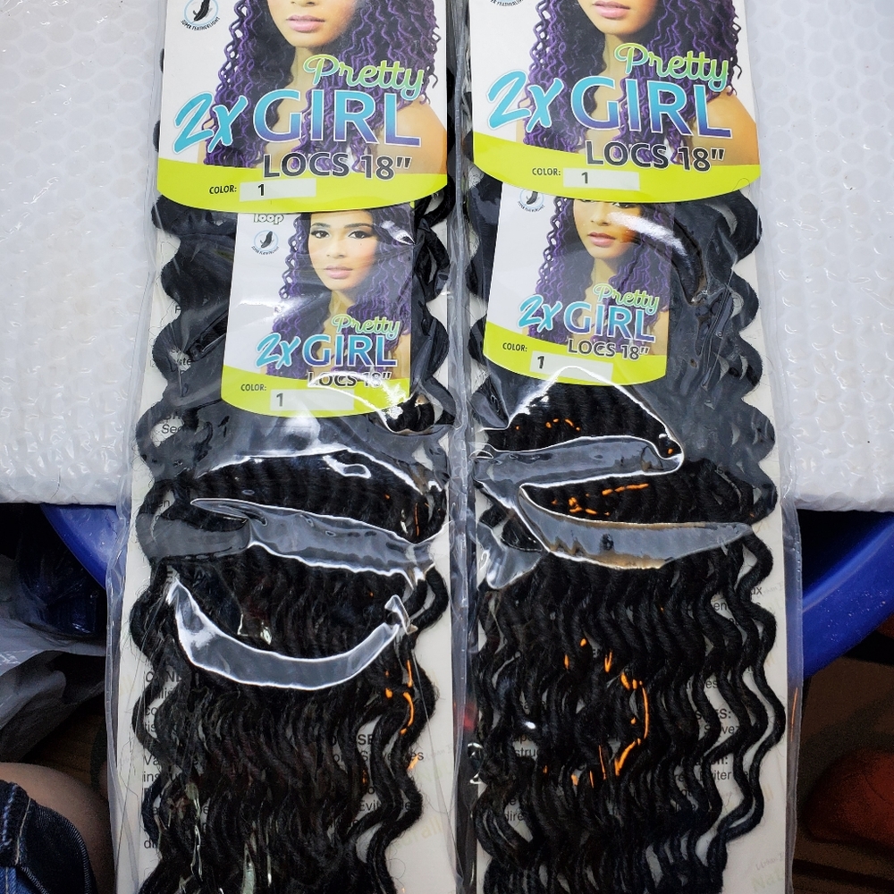 2 pkgs. 18" Locs Urban Beauty 2x pretty girl